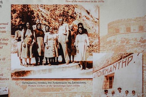 Old photo of Spinalonga patients